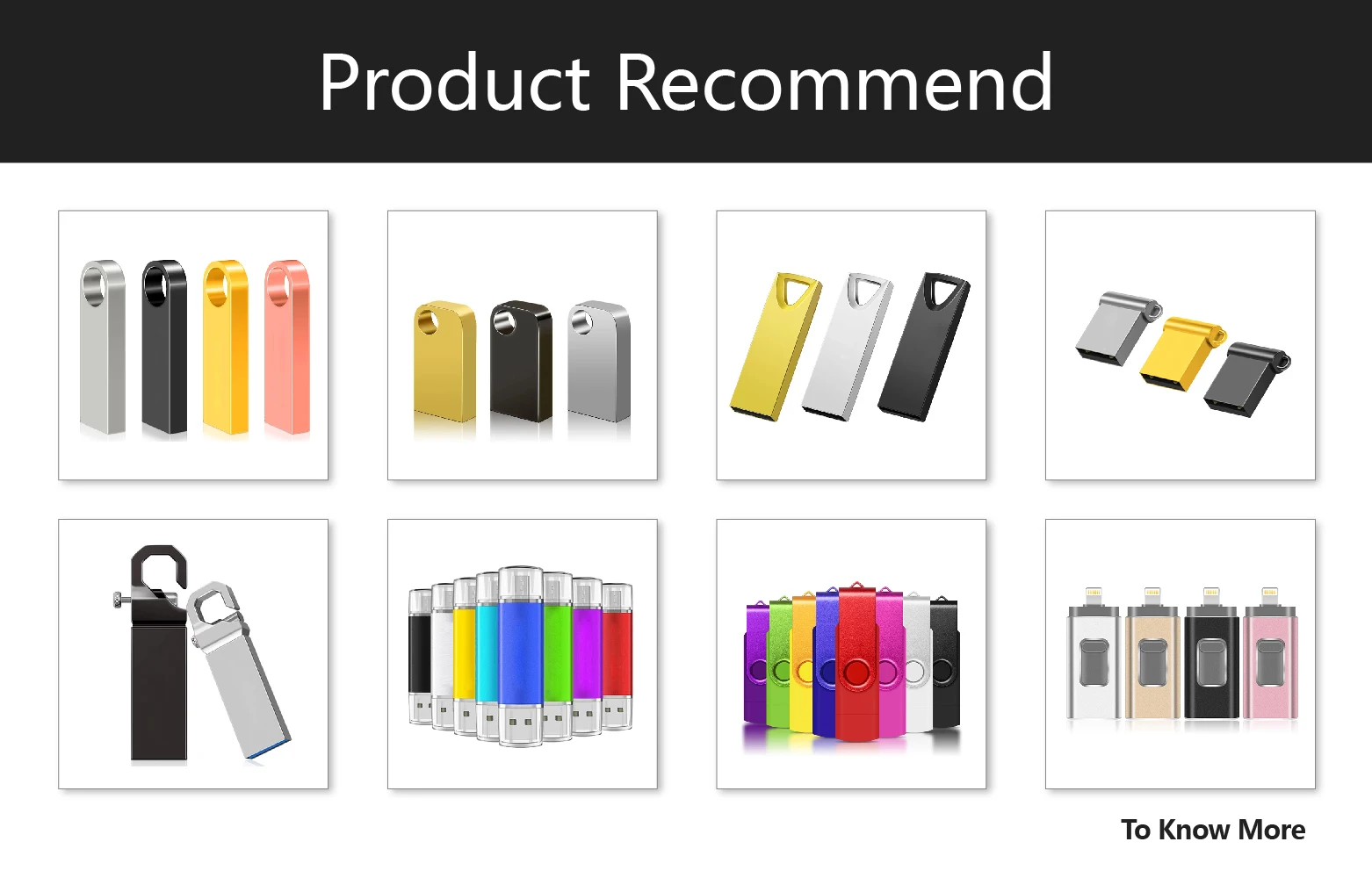 Santoda new otg 3.0 Custom Metal 16GB 32GB 64GB 4 in 1 USB flash drive pen for Android type C iphone usb key - ANKUX.COM