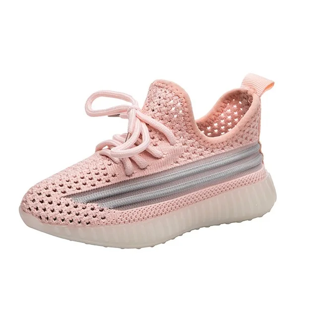 

Fast Delivery Comfort Kids Slip-on Children Footwear Shoes for Girls Boys Sport Shoe, Yellow,pink, black