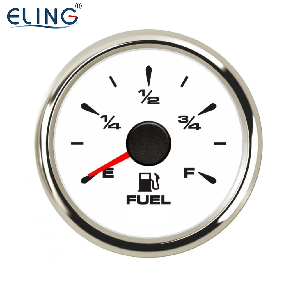 

ELING Fuel Level Gauge Meter 0-190ohm Signal 2" with 8 Backlights