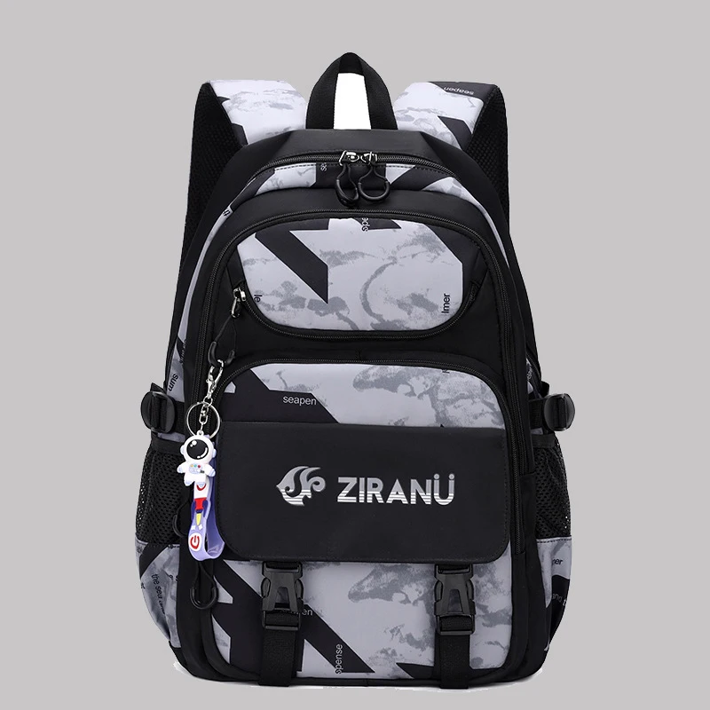 

Wholesale Student Backpack Waterproof Nylon Durable Black Design Boys Backpack Teenage School Bags New 2022