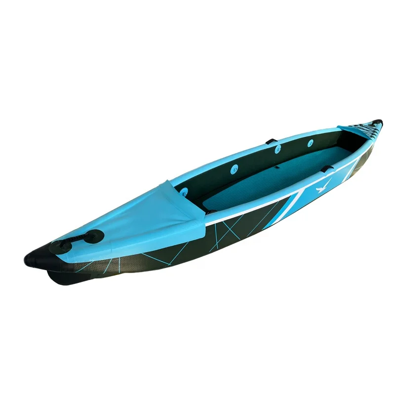 

Single Person Fishing Kayak Inflatable Canoe Kayak Full Drop Stitch Kayak with Accessories