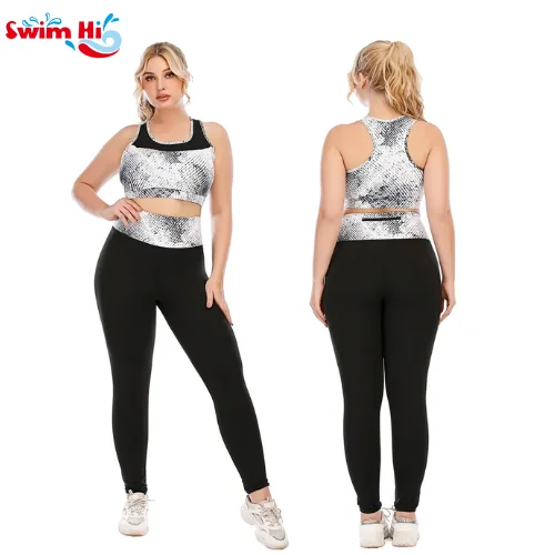 

In Stock Custom Plus Size Sports Ladies Gym Yoga Suit Workout Clothing Women Active Wear Yoga Set