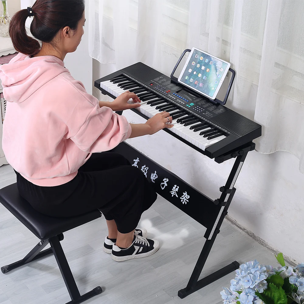 
Factory price slim flexible piano keyboard 61 keys 