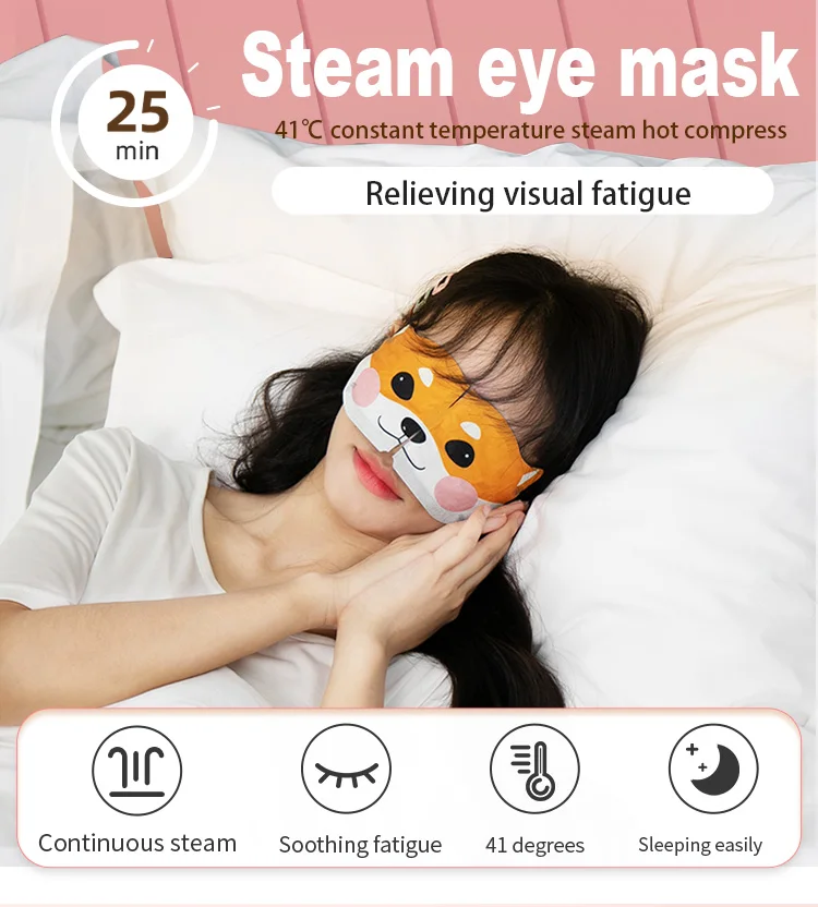 Hot Sale Personalized Disposable Steam Warm Eye Mask With Oem Packing