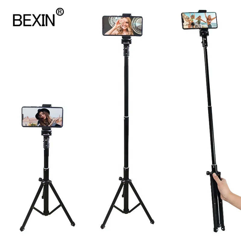 

Photography Accessories Lightweight Portable Flexible Cell Phone Holder Mini Tripod Light Support Selfie Stick for SmartPhone