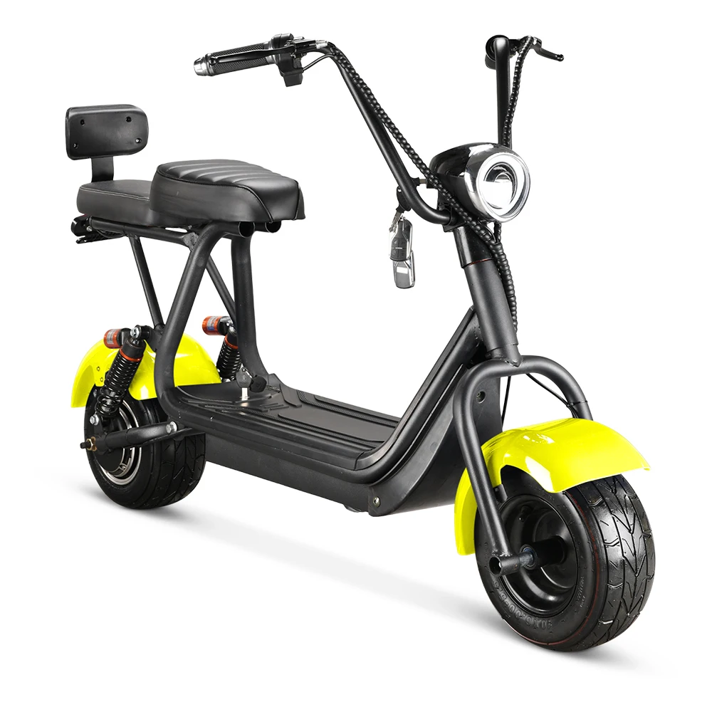 

Off road electric scooter citycoco 1000W adult electric scooter big wheels fat tire scooter for sale, Black