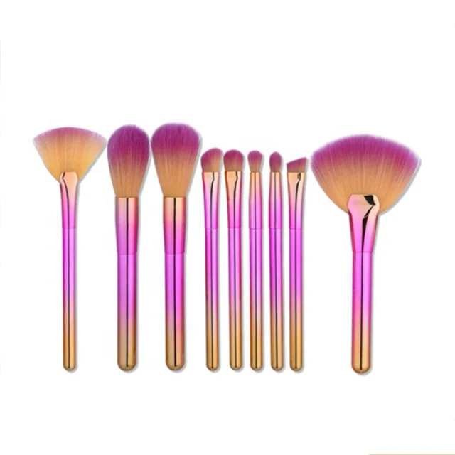 

Factory Supply Fan Shaped Powder Eyeshadow Brush Best Makeup Brushes Set Brand, As the picture show