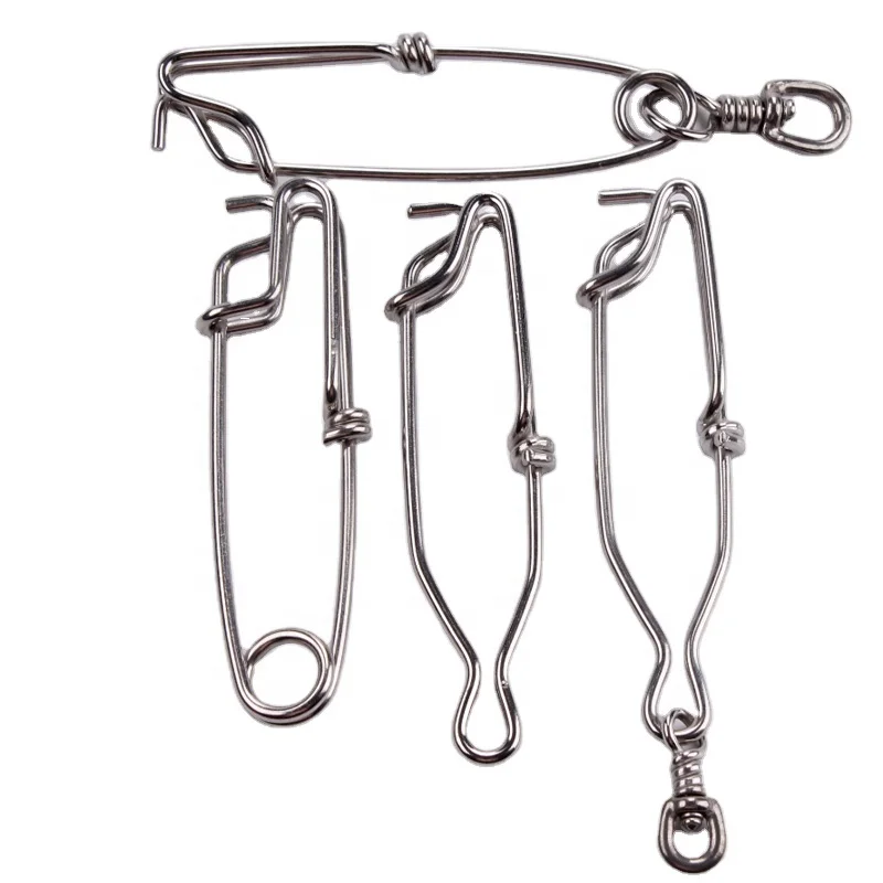 

Stainless Steel Tuna Snap Swivel Custom Longline Fishing shark Clips branch hanger