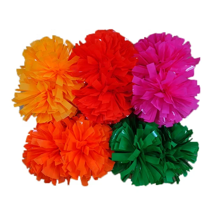 
Factory hot sales pom poms for cheerleading neon colors 