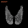 Fashion Crown Wing Rhinestone Transfer For Custom T-Shirts