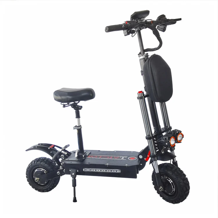 

European warehouse spot cheap Chinese adult 2-wheel foldable electric scooter With 11 inch offroad tire