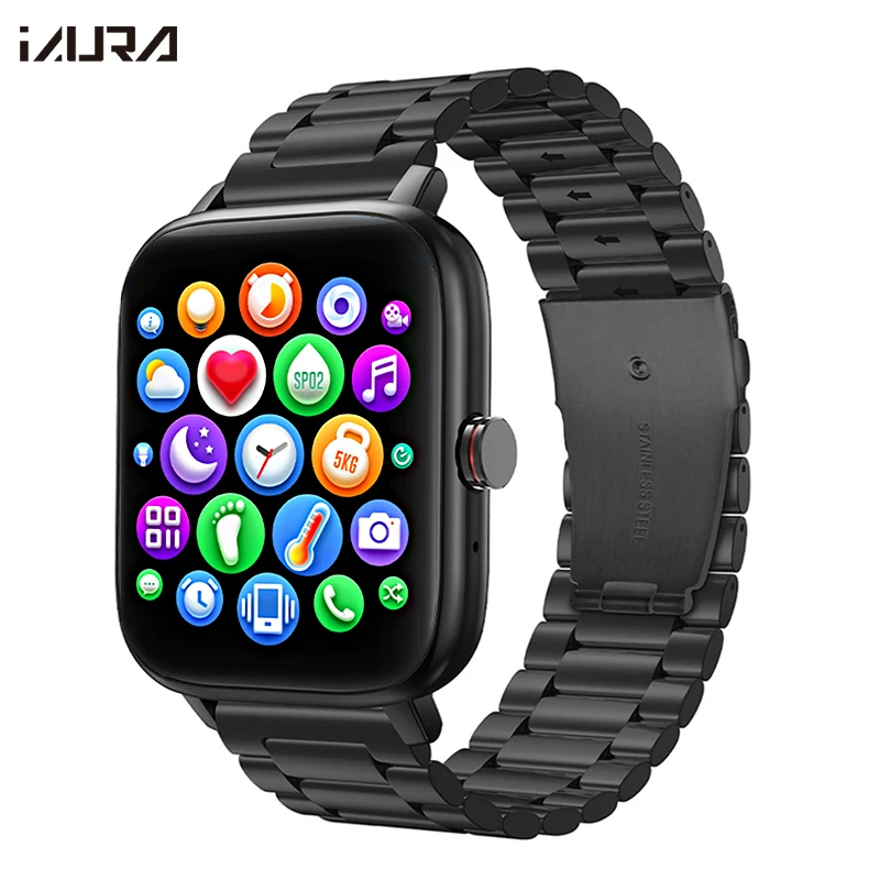 

2022 BT Answer Call Smart Watch Men Full Touch Fitness Tracker Waterproof Smartwatch Women For Android iOS Xiaomi Phone