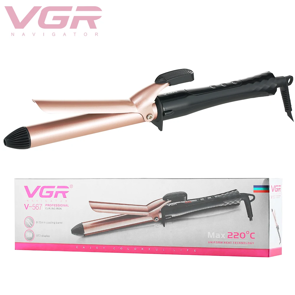 

VGR Factory direct magic hair curlers automatic ceramic hair curler Women hair curler iron, Customized