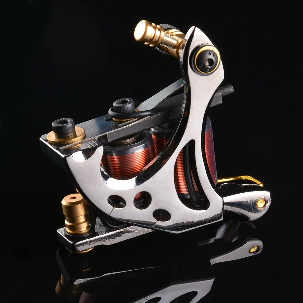 
Hand Made Top Quality Iron Professional Tattoo Long neelde coil machine Liner shading 