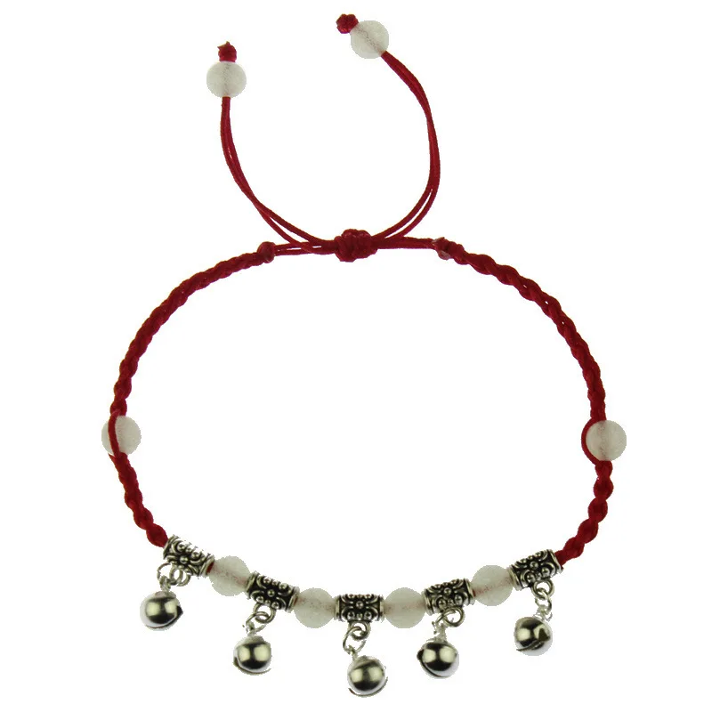 

Simple Luminous Bead Anklets Bracelets For Women Men Adjust Summer Beach Rope Chain Anklet Bracelet Jewelry