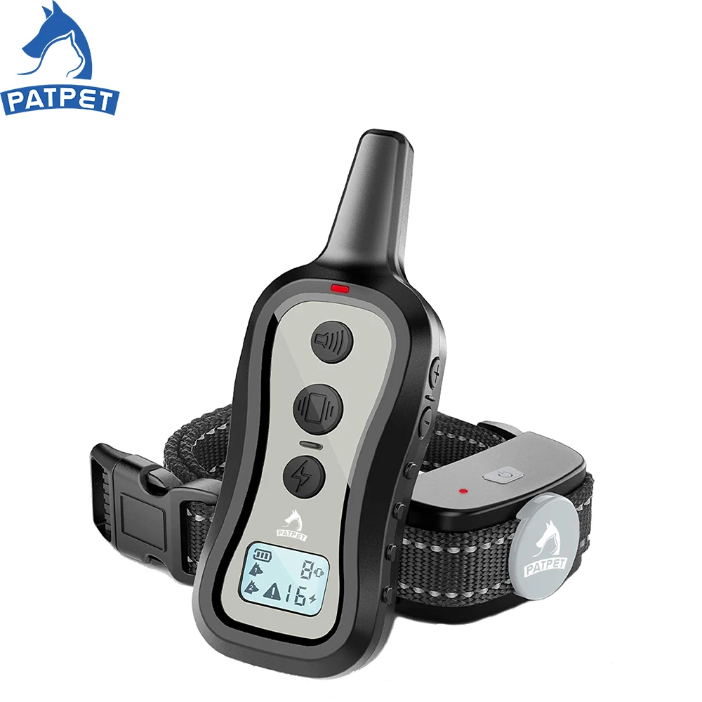 

Amazon Preferred Waterproof Rechargeable Battery Static Shock VibrationRemote Control Pet Dog Training Collar
