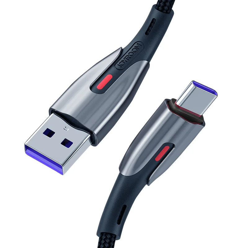 

Joyroom Fast Charger Cable Type-C For Mobile Phone Cable, Black/ red