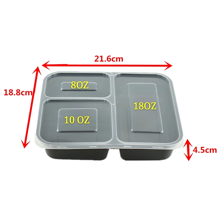Venta al por mayor contenedores plasticos para comida rapida-Compre