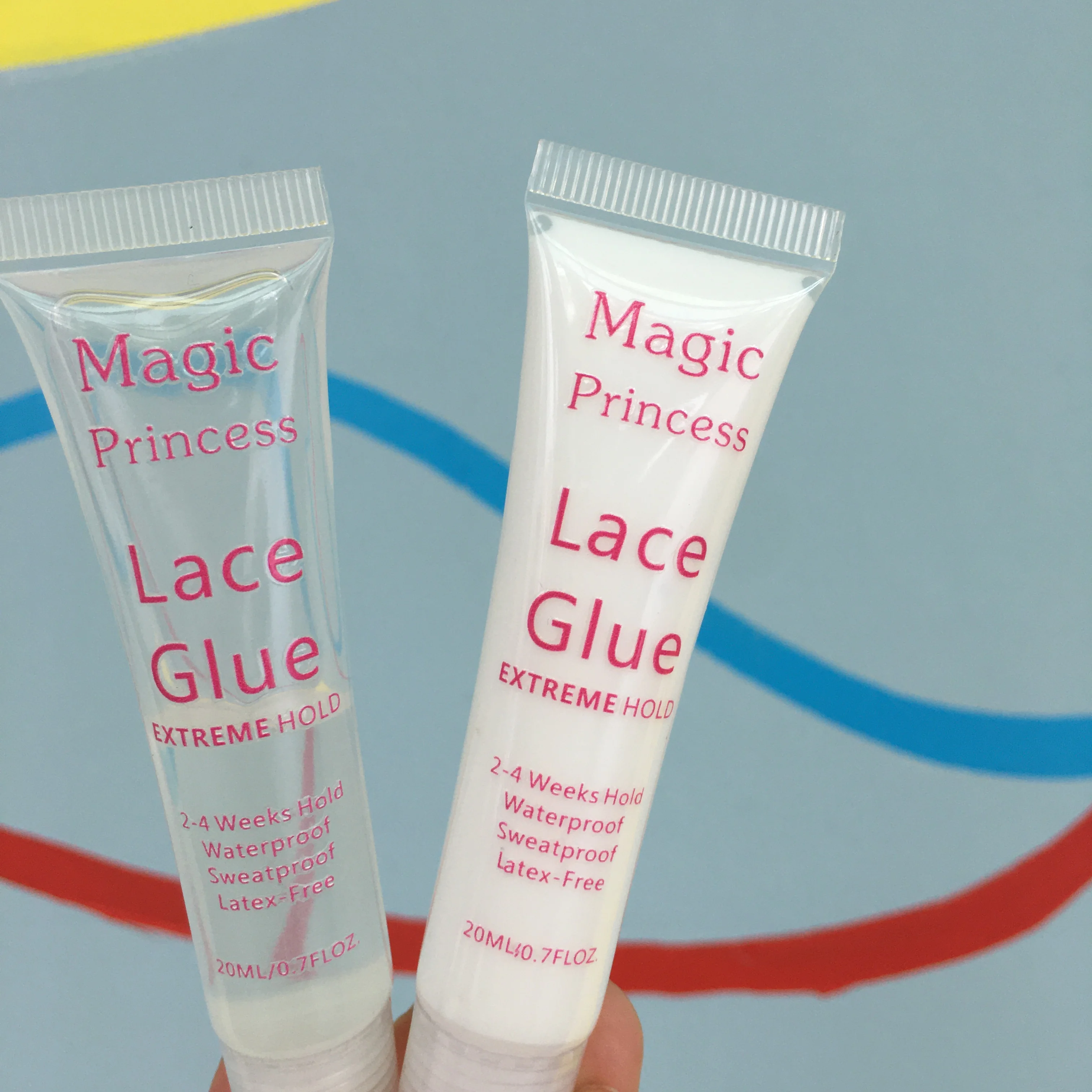 

Absolute Lace Wig Adhesive Glue Strong Hold Super Lace Glue for Lace Front Wigs Crazy Hold Tube 20ml Low Fume