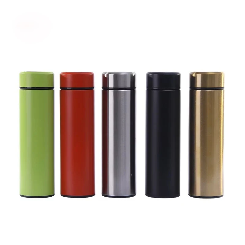 

Hot Sale 500ml Smart Vacuum Bottle LED Digital Smart Travel Sport Bottle