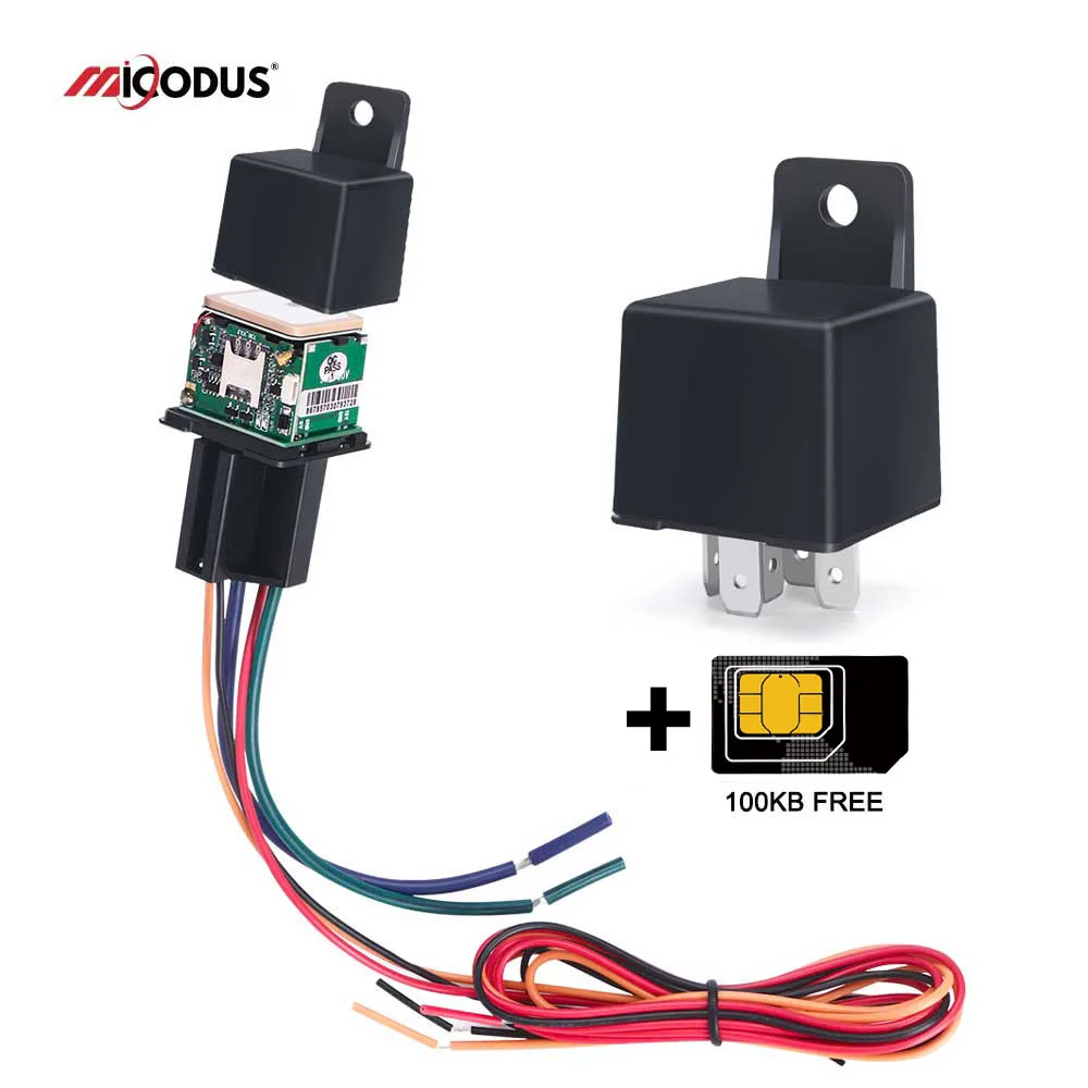 

MiCODUS MV730 ACC Detection Engine Cut Off Real Time Motorcycle Mini Gps Tracking Device Car Gps Tracker Relay With SIM Card