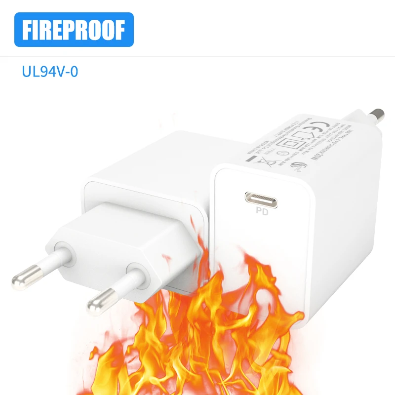

20W fast rapid quick charger PD QC3.0 20w usb c type c charger for iphone mobile