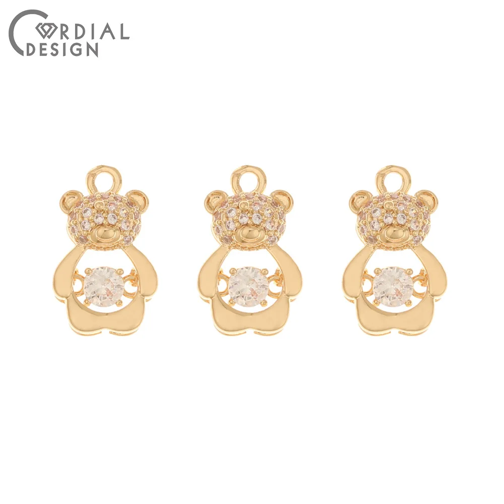 

Cordial Design 40Pcs 10*17MM Jewelry Accessories/Hand Made/CZ Charms/DIY Jewelry Making/Earrings Findings & Components/Pendant