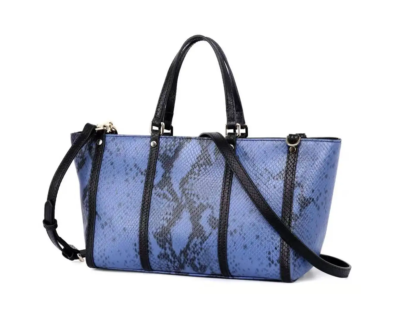 

2020 Hot Sell Exotic Large Capacity Shopping Bag Women Genuine Leather Python Prints Tote Bag for Girls Lady Clutch Single S1016, More