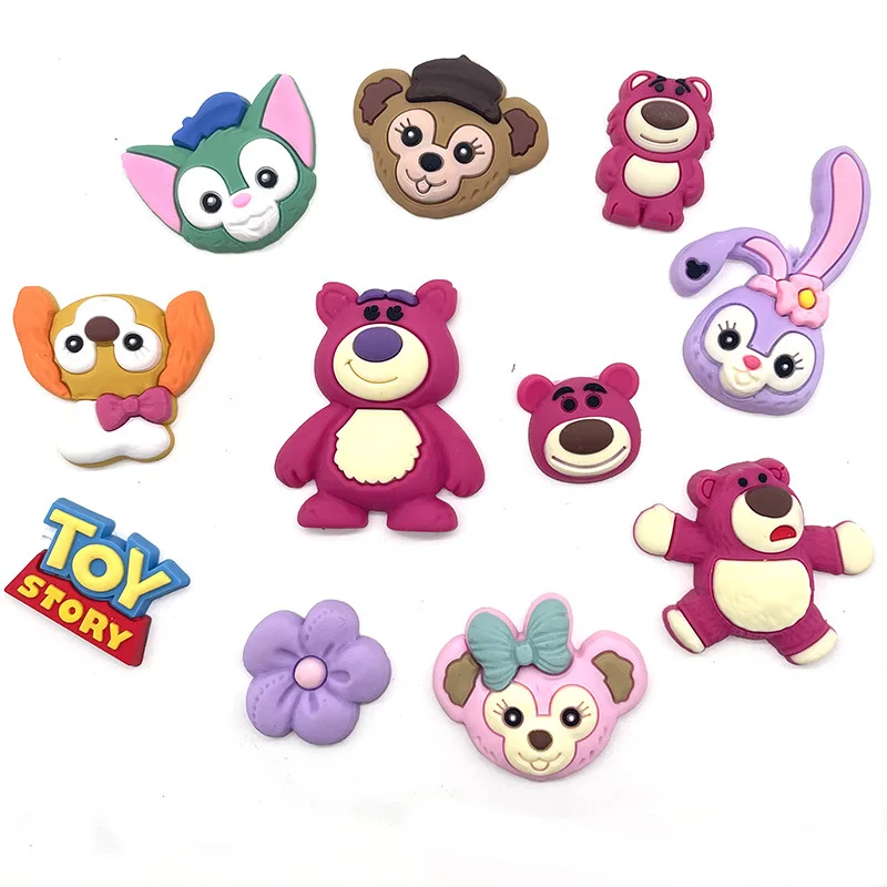 

Wholesale PVC Cute toy story Shoe Charms Croc Shoes Decorations Wristband Accessories Birthday Party Favors Gift for Kids, Picture