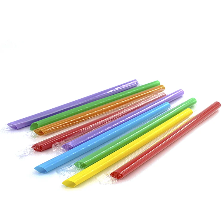 
colored PLA biodegradable drinking kids plastic straw 
