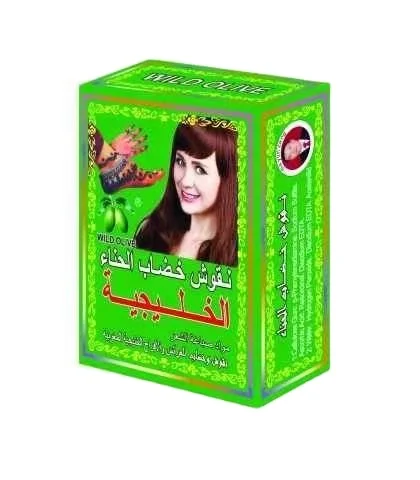 

Hot Sell Natural Hair Dye Wildolive Green Box Henna Hair Dye Powder