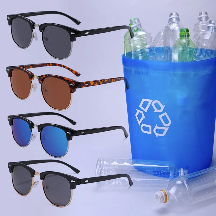 

Classic ocean materials recycled custom logo ready stock sunglasses fashion shades 2022 uv400, Customized color