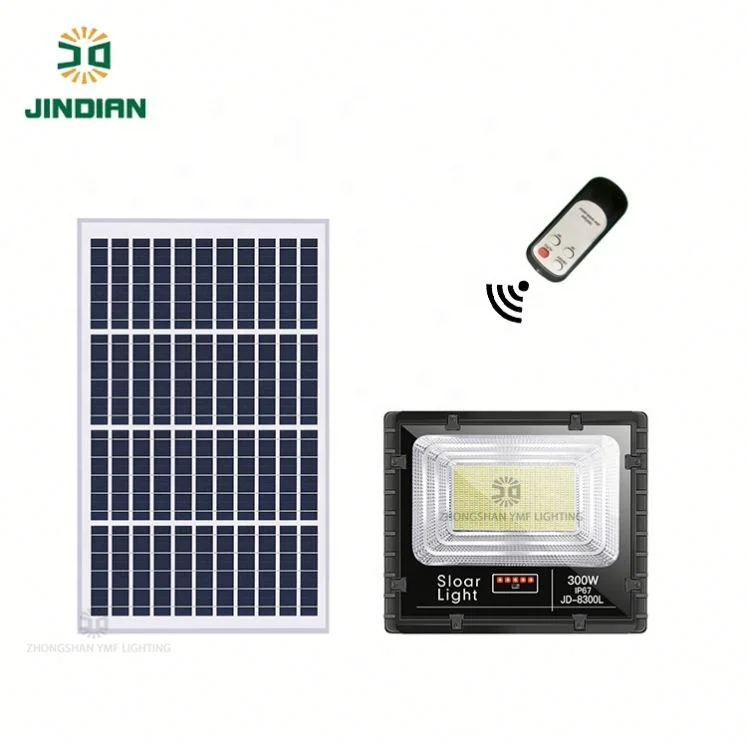 JD China energy saving Aluminum 6V led flood light solar 100w