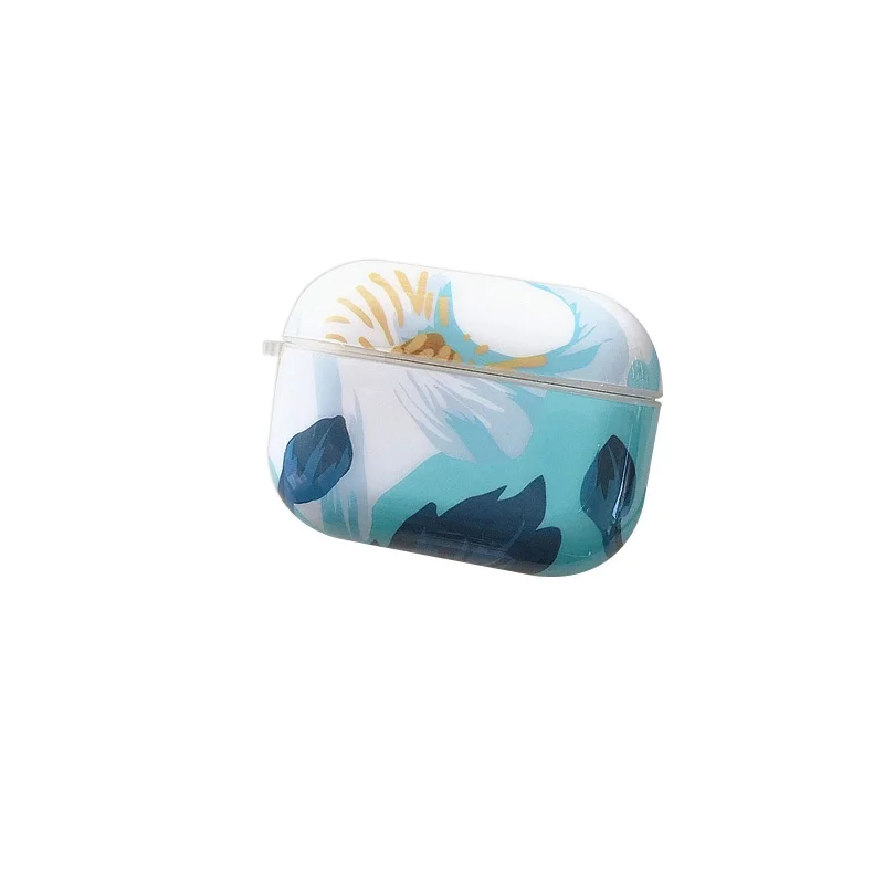 

New Arrival INS flowers style wireless earphone protection cove TWS headset earbud box PC protective case for airpods pro case