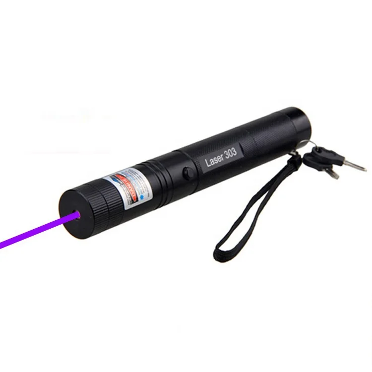

Adjustable Focus Star Caps Blue Purple Light Lazer Pointer Pen 100MW 405nm SD JD Laser 303