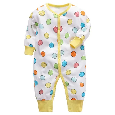 

Cotton Baby Toddler Pajamas Romper Sleeper Infant Boys Girls Clothes Jumpsuit Romper, Picture shows