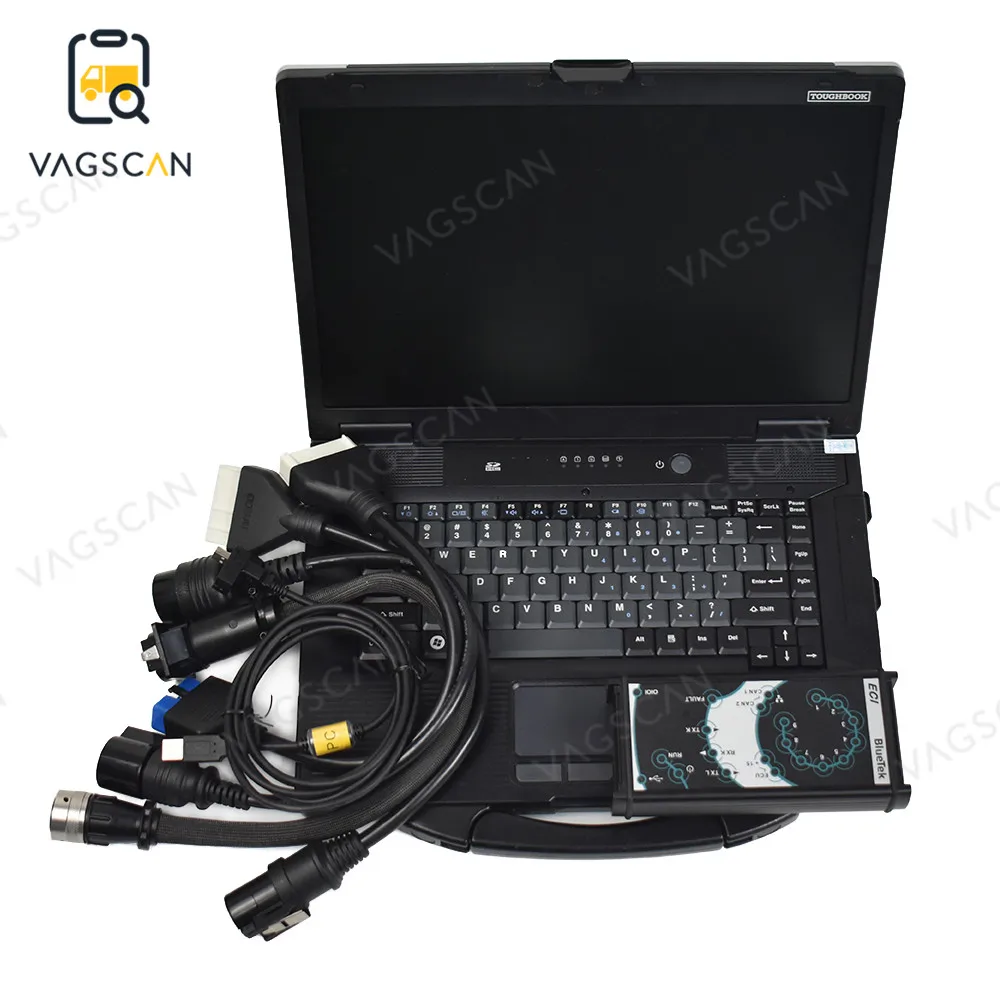 

Toughbook CF52 Diagnosis laptop for IVECO ELTRAC EASY ECI Truck diagnostic interface + software in HDD
