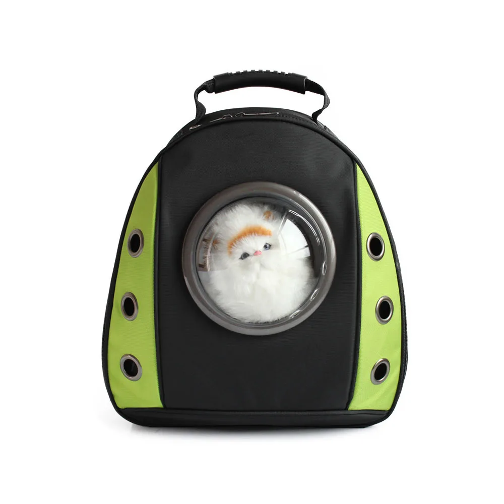 

Hot Sale Ventilated Space Capsule Shape Pet Cat Carrier Backpack Bag Travel with Holes, Picture