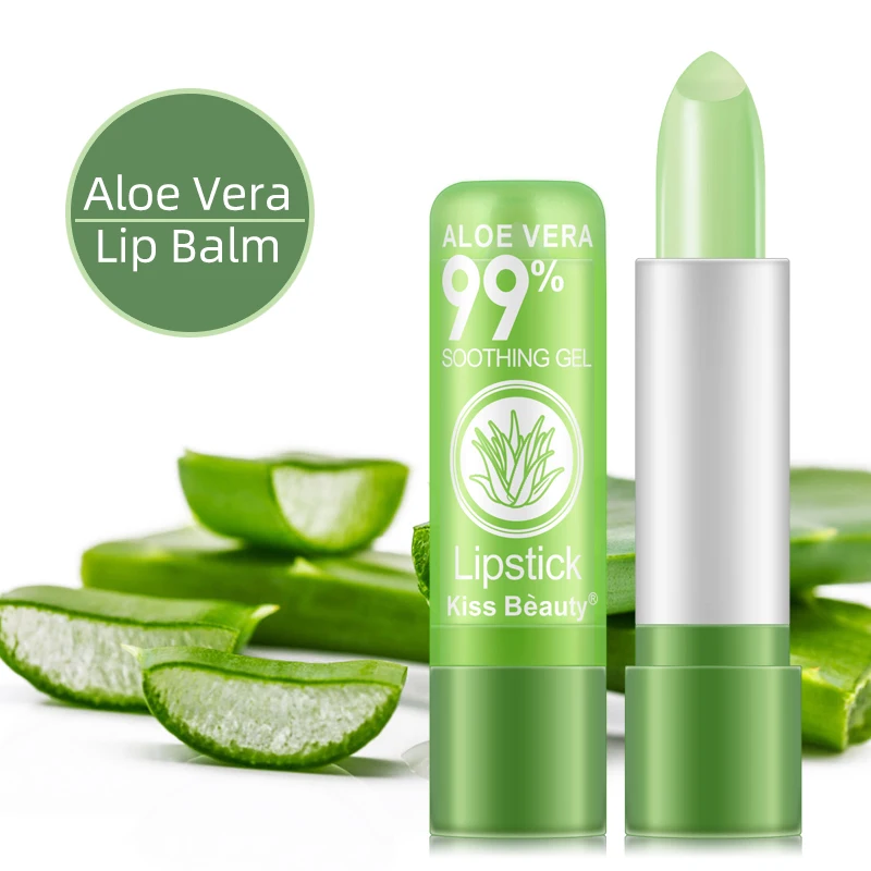 

Aloe Vera balm organic moisturize lip biodegradable lip balm tubes customize spf lip balm tube, Pink