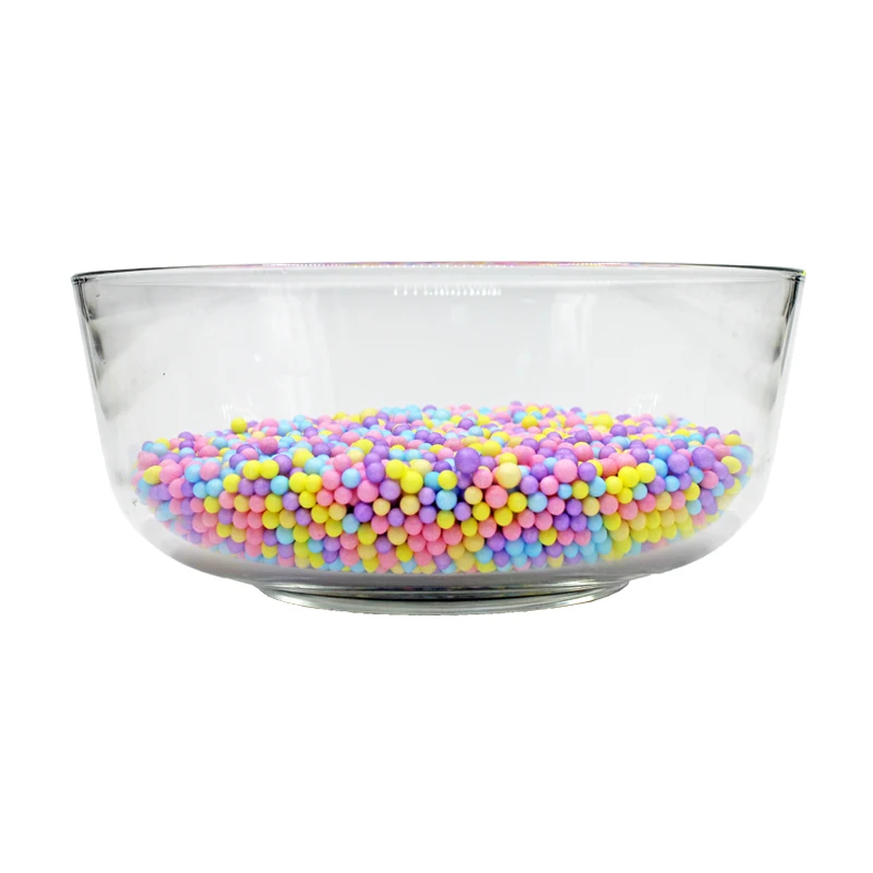 
SISLAND Not Fade Color 2-3 Mm Colored Polystyrene Styrofoam Foam Beads Foam Balls For Slime 