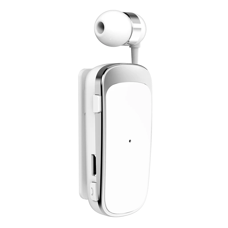 

K52 Cable Retractable Headphone 5.0 Headset Clip-on Wireless Business Portable Earphone With 70 Hours StandBy