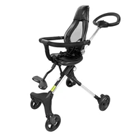 

Portable Baby Tricycle Stroller Foldable Child Toddler Lightweight Tricycle Three Wheels Stroller Trike Buggy Hand Pushchair