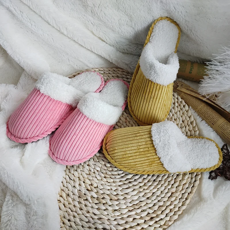 

Custom Fashion style Wholesale winter ladies comfort indoor slippers, Customized