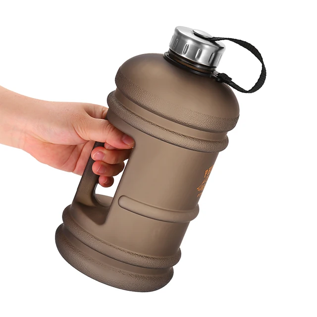 

64oz half gallon water bottle with custom logo for gym and outdoor sports BPA free plastic water bottles, Customized color acceptable