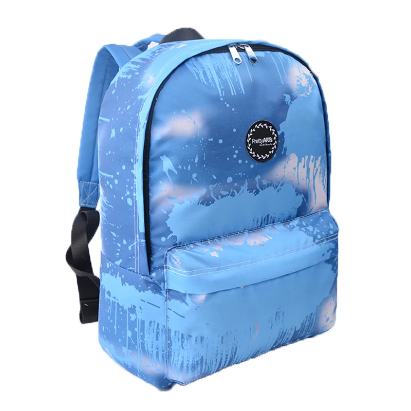 

Hot sale school backpack for teenager middle school bookbag college bag, Blue