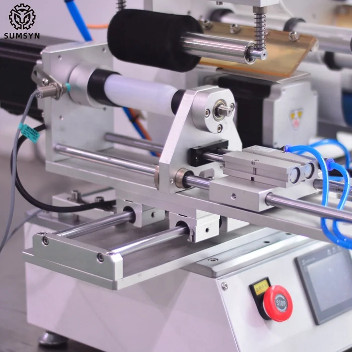
Semi automatic square bottle labeling machine for hand sanitizer round bottle labeling machine 