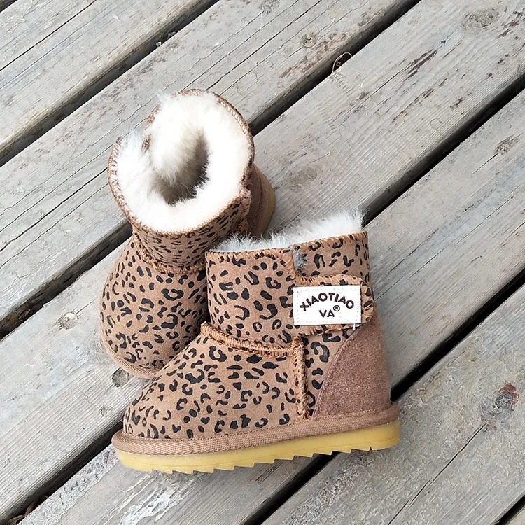 

Unsex Snow Boots Autumn Winter Kids Outdoor Casual Warm Shoes Soft bottom Non-slip Toddler Boot Child boots