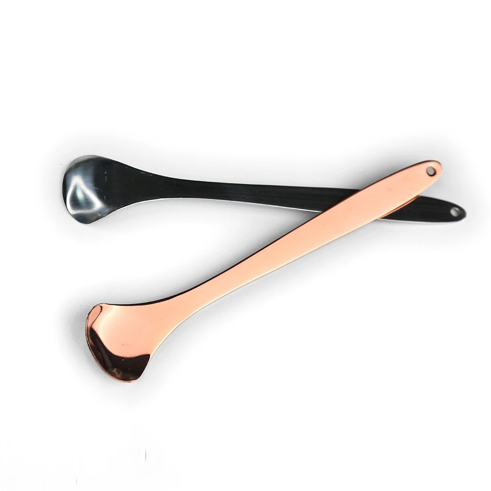 

Oral Hygeine Tongue Cleaning Stainless Steel Tongue Cleaner Copper Tongue Scraper, Silver, rose gold