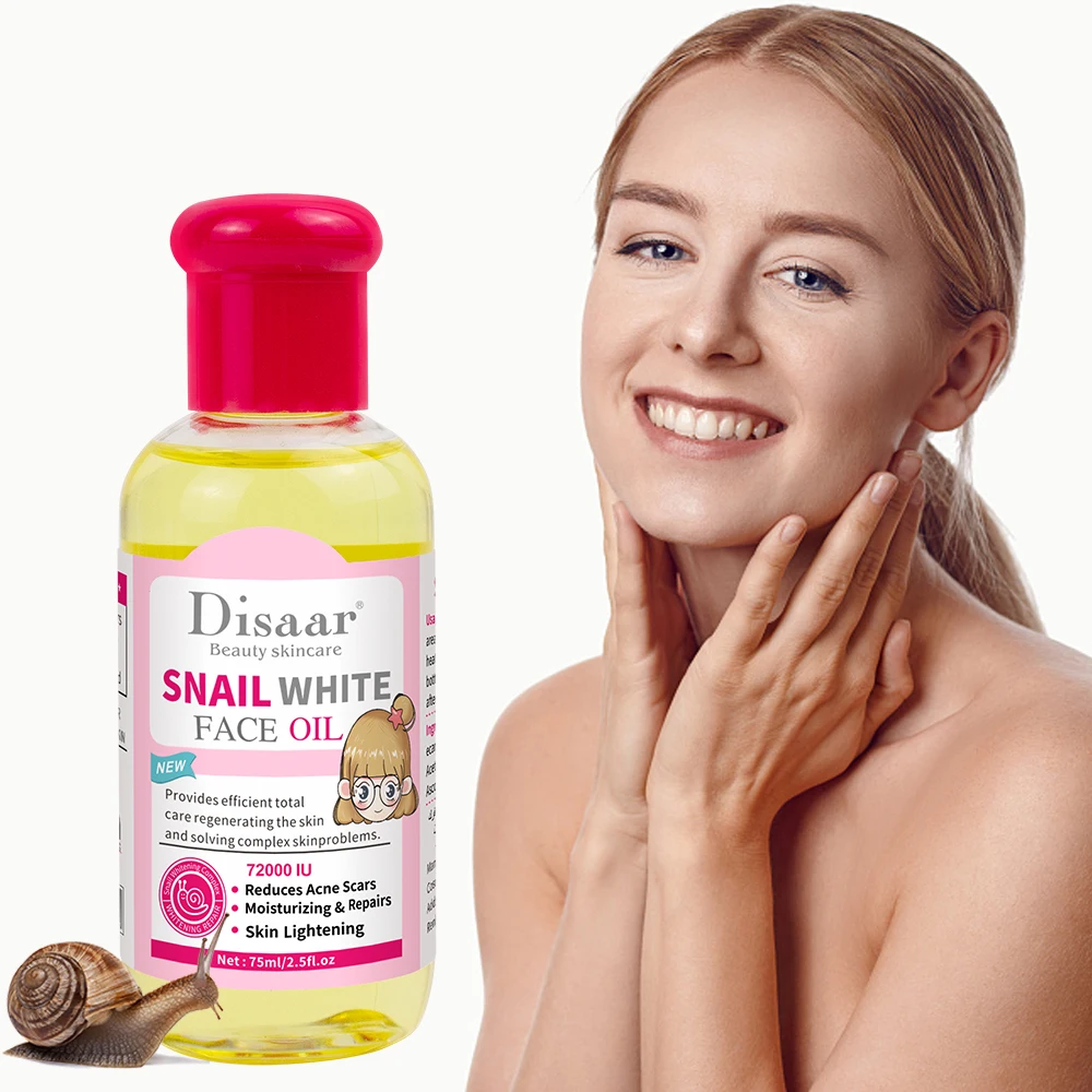 

Disaar Snail white face oil repairing moisturizing Massage Oil