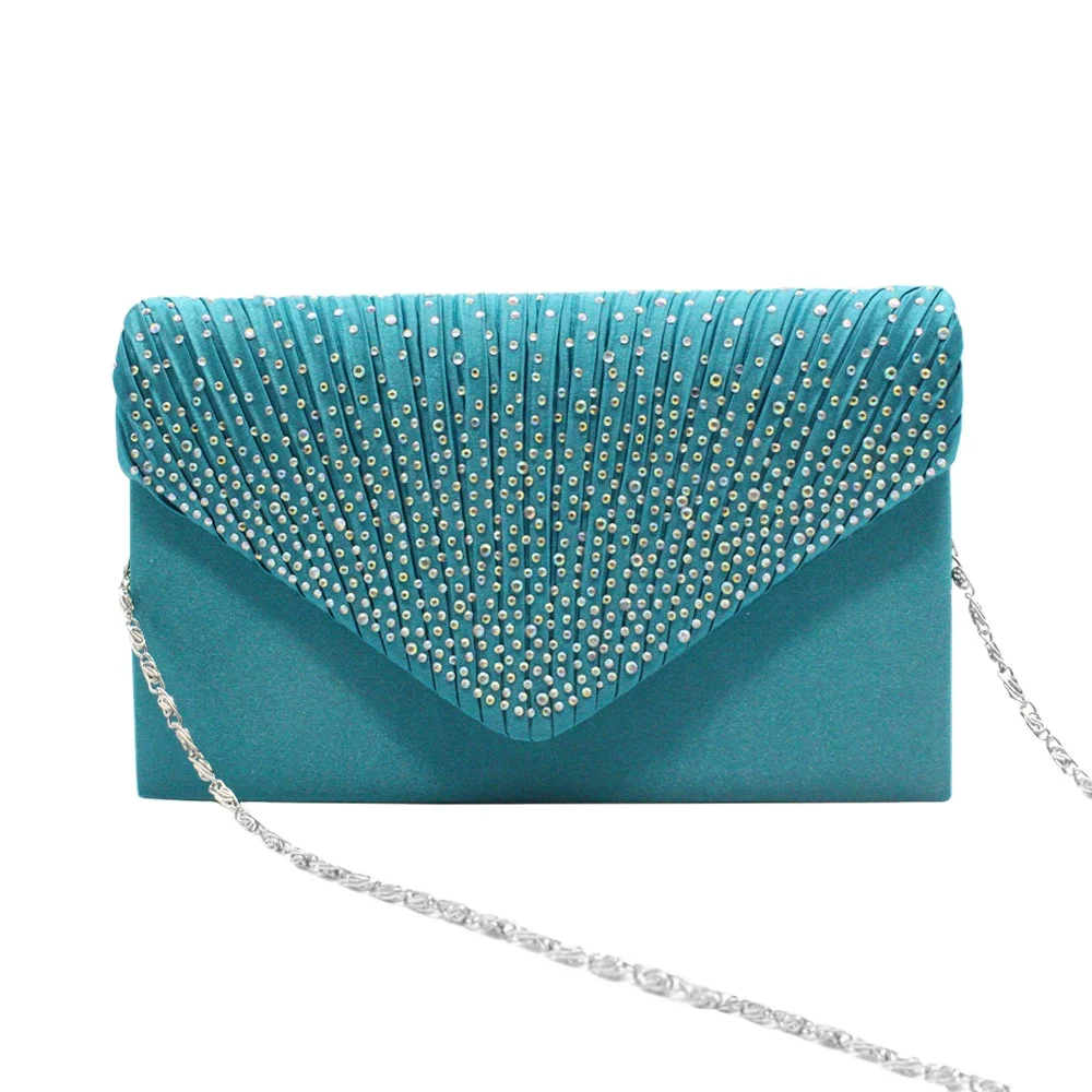 

Luxury Envelope Handbag Party Bridal Clutch Purse Shoulder Cross Body Evening Bag Clutch For Women